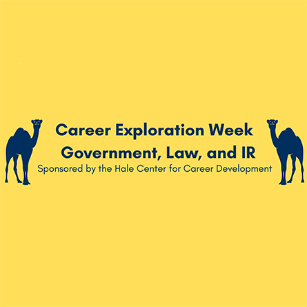 Career Week: Government, Law, International Relations Poster
