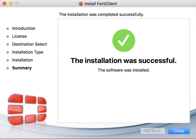 Fortinet Installation for Mac image 6