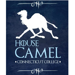 Social Media Strategist Andrew Nathanson '13 created this sigil in honor of Dave Goldblatt '06. The latter faces his literary doom at the hands of 