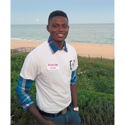 The partnership between Connecticut College and The Opportunity Network will benefit New York City students like Moustafa Ndiaye '17, an OppNet fellow and computer science major. 