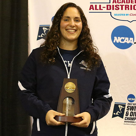 Senior captain Valerie Urban was honored on the CoSIDA Academic All-District 2 First Team for Connecticut College in May.
