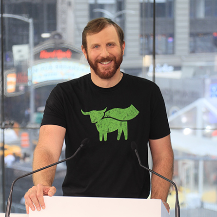 Beyond Meat founder and CEO Ethan Brown ’94