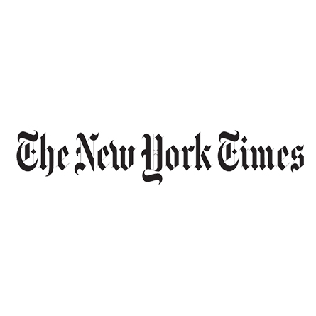 The logo for the New York Times
