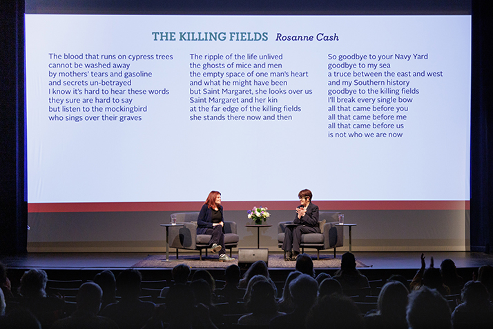 Cash and Bergeron discuss the lyrics and composition of Cash's song, The Killing Fields