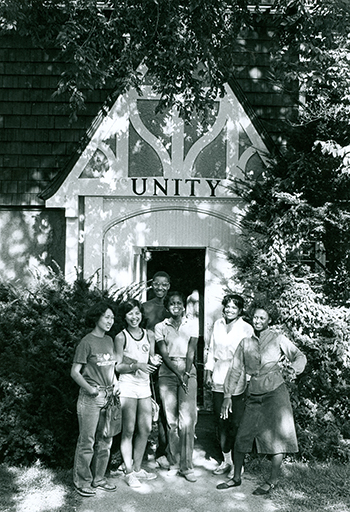 A historic photo of Unity House taken by Emeritus Professor Ted Hendirckson