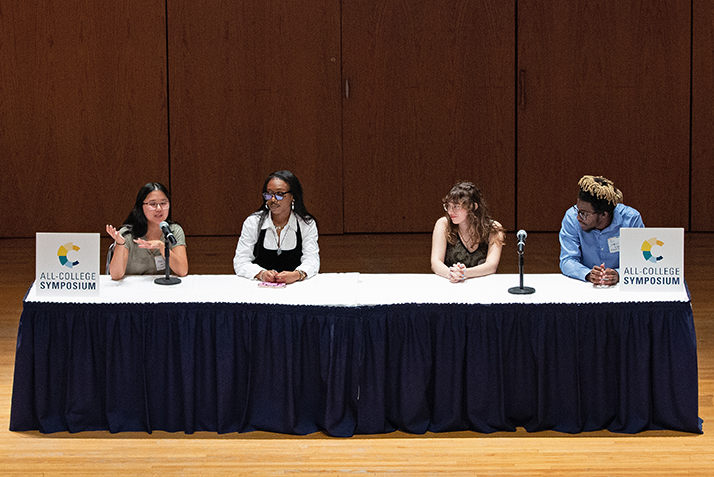 Student panelists present.