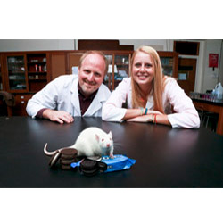 Joseph Schroeder, associate professor of psychology and director of the behavioral neuroscience program, and Lauren Cameron ’14 found that eating Oreos activated more neurons in the brain’s “pleasure center” than exposure to drugs of abuse.  
