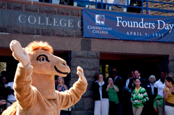Founders Day, the anniversary of the signing of Connecticut College's charter, is April 5. The College is celebrating its 101st birthday with a series of events.